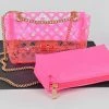 Head Over Heels: All In One Boutique Neon Lights Satchel- Pink Accessories