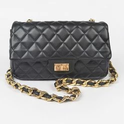 Head Over Heels: Bundle And Shoetique Rich Vibes Handbag- Black Accessories