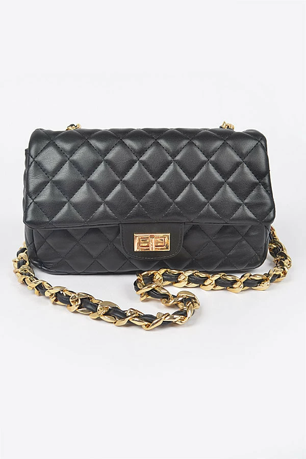 Head Over Heels: Bundle And Shoetique Rich Vibes Handbag- Black Accessories