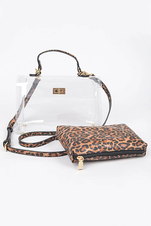 Head Over Heels: Bundle And Shoetique Accessories Lil Missy Satchel- Leopard