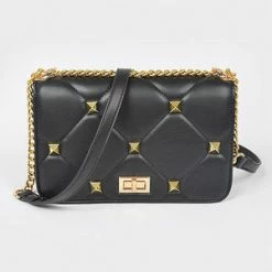 Head Over Heels: Bundle And Shoetique Accessories Hot Stud Satchel- Black