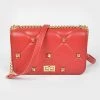 Head Over Heels: Bundle And Shoetique Hot Stud Satchel- Red Accessories