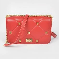 Head Over Heels: Bundle And Shoetique Hot Stud Satchel- Red Accessories
