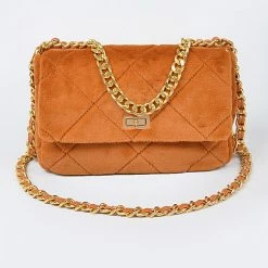 Head Over Heels: Bundle And Shoetique Fur Frenzy Handbag- Camel