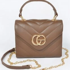 Head Over Heels: Bundle And Shoetique Rich Looks Bag- Brown Accessories