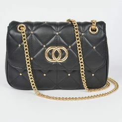 Head Over Heels: Bundle And Shoetique Luxury Satchel- Black Accessories