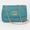 Head Over Heels: Bundle And Shoetique Accessories Luxury Satchel- Teal