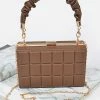 Head Over Heels: All In One Boutique Accessories Chocolate Satchel- Brown