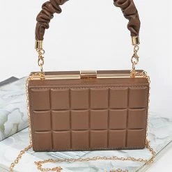 Head Over Heels: All In One Boutique Accessories Chocolate Satchel- Brown