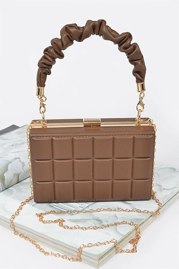 Head Over Heels: All In One Boutique Accessories Chocolate Satchel- Brown