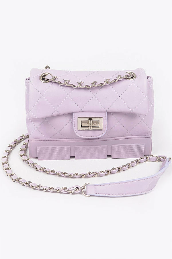 Head Over Heels: All In One Boutique Lugg Satchel- Lavender