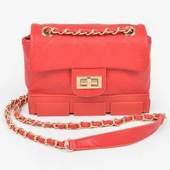 Head Over Heels: All In One Boutique Lugg Satchel- Red