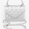 Head Over Heels: All In One Boutique Puffy Satchel- Silver Accessories
