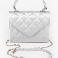 Head Over Heels: All In One Boutique Puffy Satchel- Silver Accessories