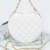 Head Over Heels: All In One Boutique Quilt Heart Bag- White