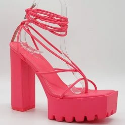 Head Over Heels: All In One Boutique Bronx Heels- Fucshia