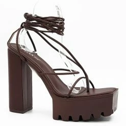 Head Over Heels: All In One Boutique Bronx Heels- Mocha Footwear