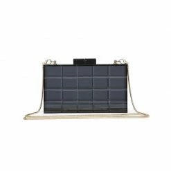 Head Over Heels: All In One Boutique Accessories Acrylic Clutch- Black Igloo