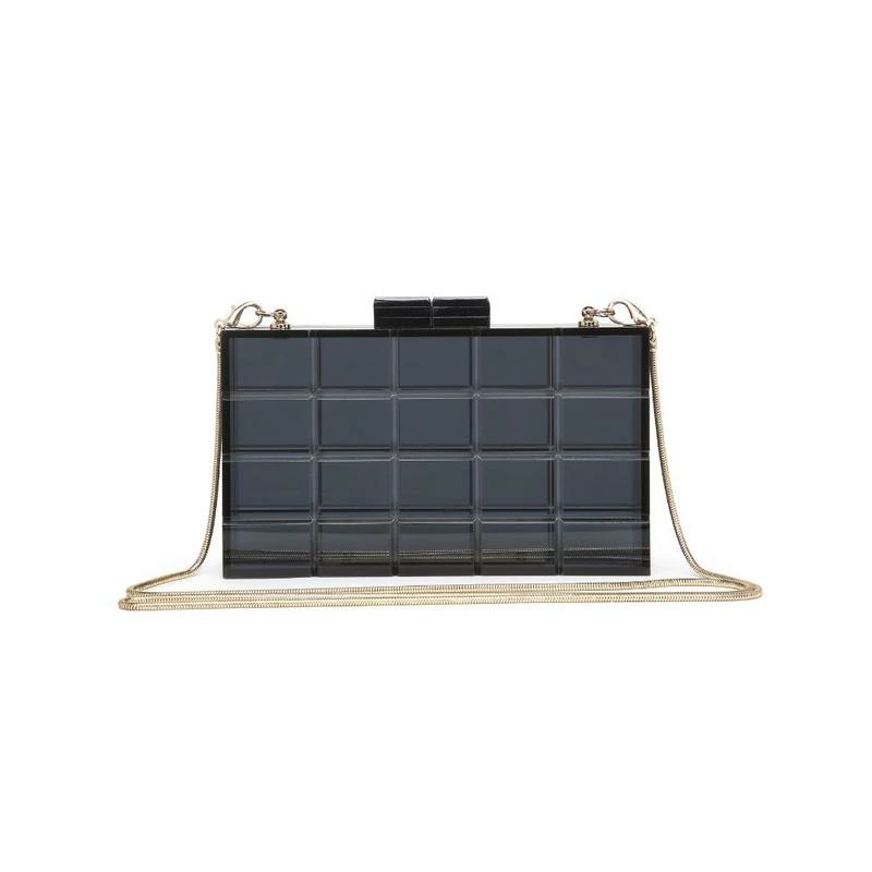 Head Over Heels: All In One Boutique Accessories Acrylic Clutch- Black Igloo