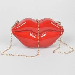 Head Over Heels: Bundle And Shoetique Accessories Lipz Clutch- Red