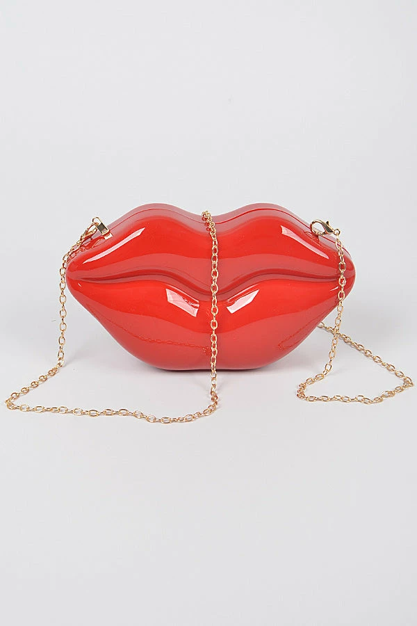 Head Over Heels: Bundle And Shoetique Accessories Lipz Clutch- Red