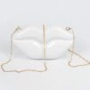 Head Over Heels: Bundle And Shoetique Lipz Clutch- White Accessories