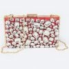 Head Over Heels: All In One Boutique Bejeweled Clutch- Red