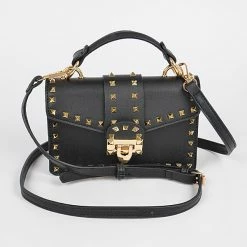 Head Over Heels: Bundle And Shoetique Accessories Soft Pastels Satchel- Black