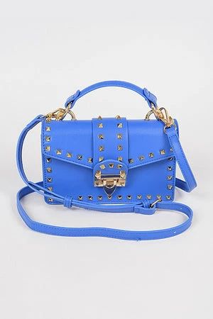 Head Over Heels: Bundle And Shoetique Soft Pastels Satchel- Cobalt Accessories