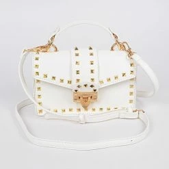 Head Over Heels: Bundle And Shoetique Accessories Soft Pastels Satchel- White