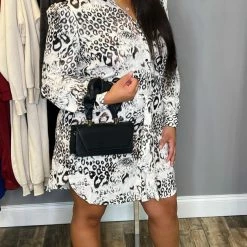Head Over Heels: All In One Boutique Savage Shirt Dress - White