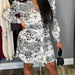 Head Over Heels: All In One Boutique Savage Shirt Dress - White