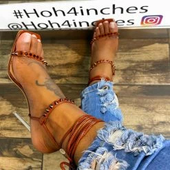 Head Over Heels: All In One Boutique Metilda Heels- Brown Footwear