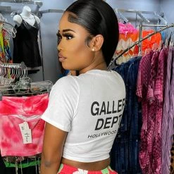 Head Over Heels: All In One Boutique Apparel Gallery Crop Top- White