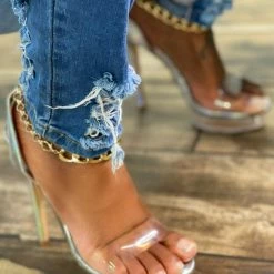 Head Over Heels: All In One Boutique Mercedes Heels- Holo Footwear