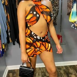 Head Over Heels: All In One Boutique Butterfly Fields Dress Apparel