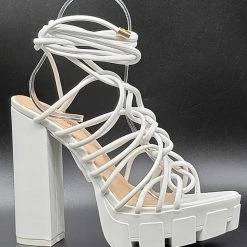 Head Over Heels: All In One Boutique Footwear Shakira Heels- White