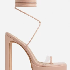 Head Over Heels: All In One Boutique Feeling Flirty Heels- Nude Footwear