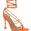 Head Over Heels: All In One Boutique Precious Heels- Orange Footwear