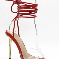 Head Over Heels: Bundle And Shoetique Main Squeeze- Red