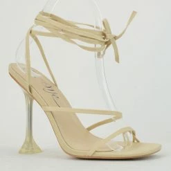 Head Over Heels: All In One Boutique Footwear Watch Me Heels- Nude