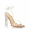 Head Over Heels: All In One Boutique Let's Be Clear Heels- Mocha Footwear