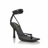 Head Over Heels: All In One Boutique Footwear Tie Me Up Heels- Black