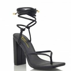 Head Over Heels: All In One Boutique Macy Heels- Black