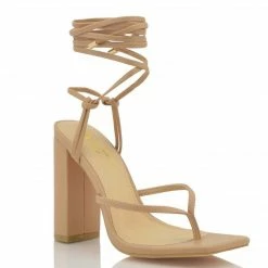 Head Over Heels: All In One Boutique Footwear Macy Heels- Nude