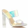 Head Over Heels: All In One Boutique New Arrivals Slip In Heels- Holo