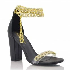 Head Over Heels: All In One Boutique Sparkles Heels- Black