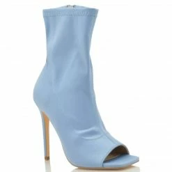 Head Over Heels: All In One Boutique Key Bootie- Light Blue