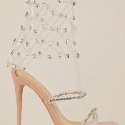 Head Over Heels: All In One Boutique Glitz Heels- Nude
