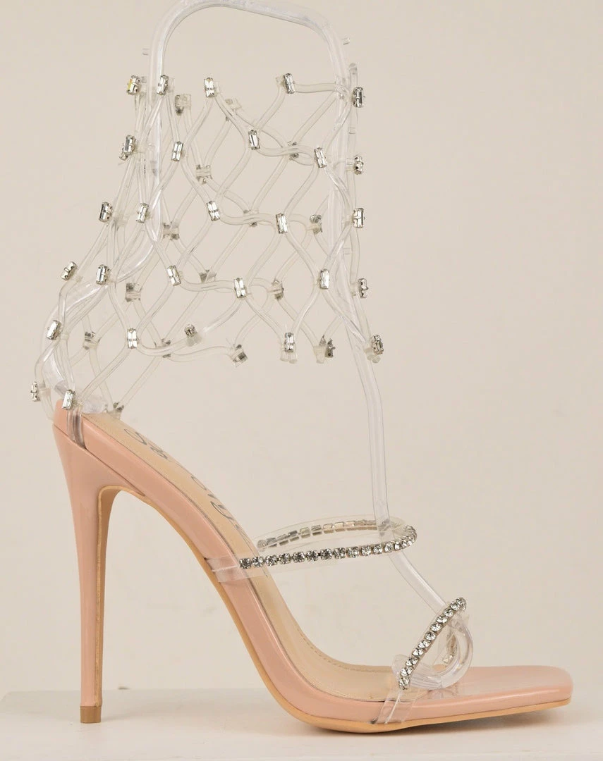 Head Over Heels: All In One Boutique Glitz Heels- Nude
